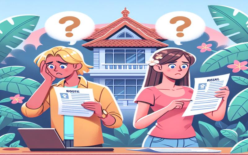 Erreur de référencement des annonces immobilières à Bali