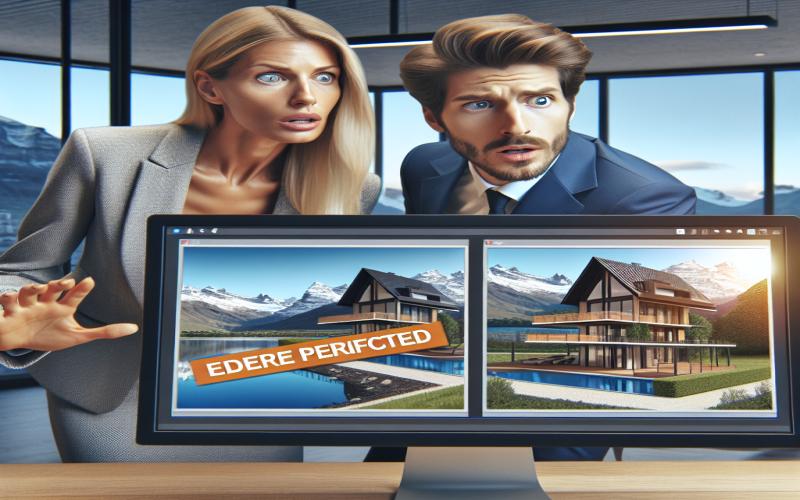 Immobilier Suisse : Attention aux photos retouchées