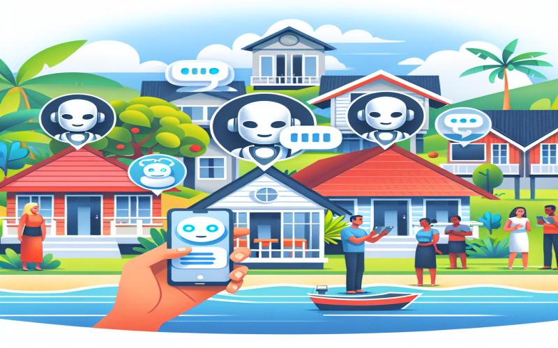 Immobilier à Vanuatu : l’essor des chatbots