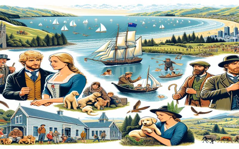 Installation des Français en Nouvelle-Zélande : lieux clés