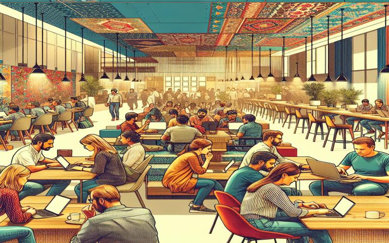 Vie Nomade en Inde : Coworking et Espaces de Travail