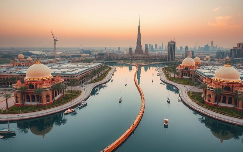 Géographie Et Paysages Uniques De Dubaï