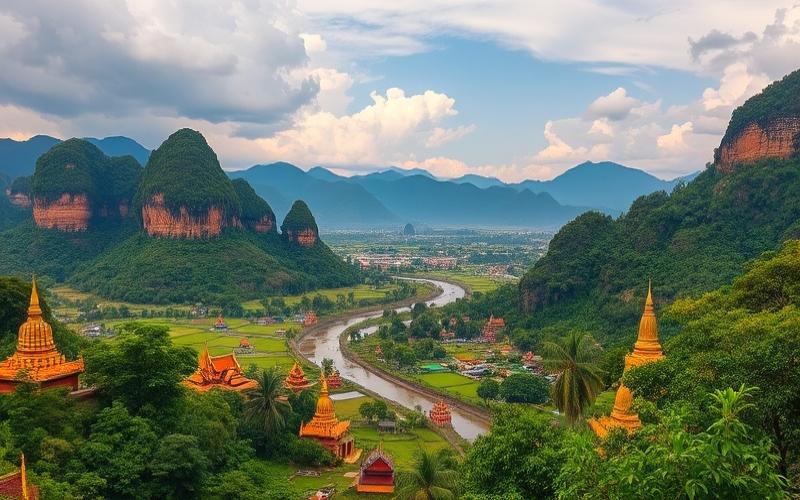 Géographie du Laos : paysages et régions clés