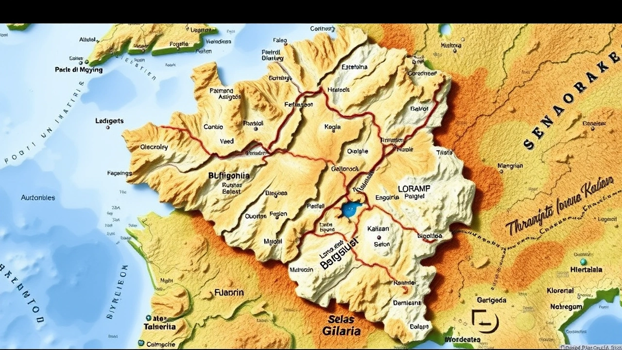 Géographie du pays Belgique