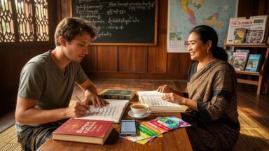 Apprendre le birman en Birmanie : méthodes, ressources et codes culturels pour expatriés