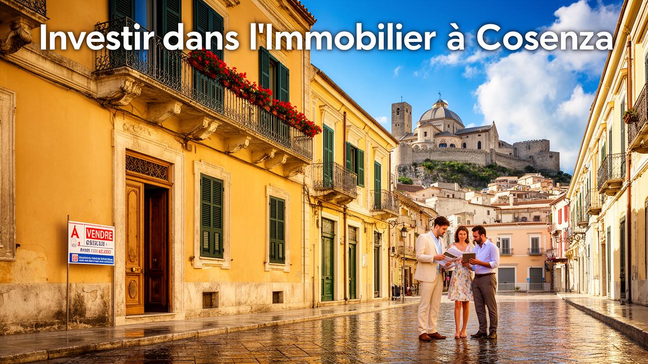 Investir dans l&rsquo;immobilier à Cosenza : marché, rendements et quartiers à surveiller