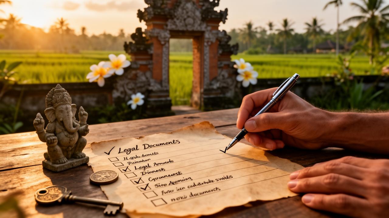 Checklist complète avant d’acheter à Bali : les 25 points à vérifier absolument