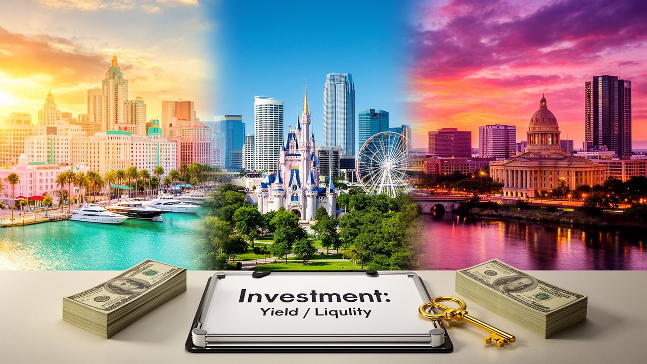 Miami, Orlando ou Austin : où investir aux États-Unis pour un bon couple rendement / liquidité ?