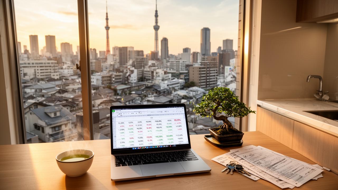 Rendement locatif au Japon : que peut vraiment rapporter un appartement à Tokyo en 2026 ?