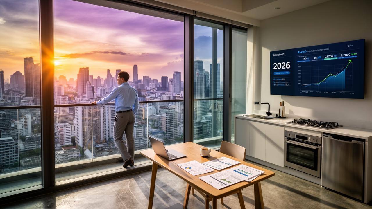 Rendement locatif en Thaïlande : combien peut vraiment rapporter un appartement à Bangkok en 2026 ?