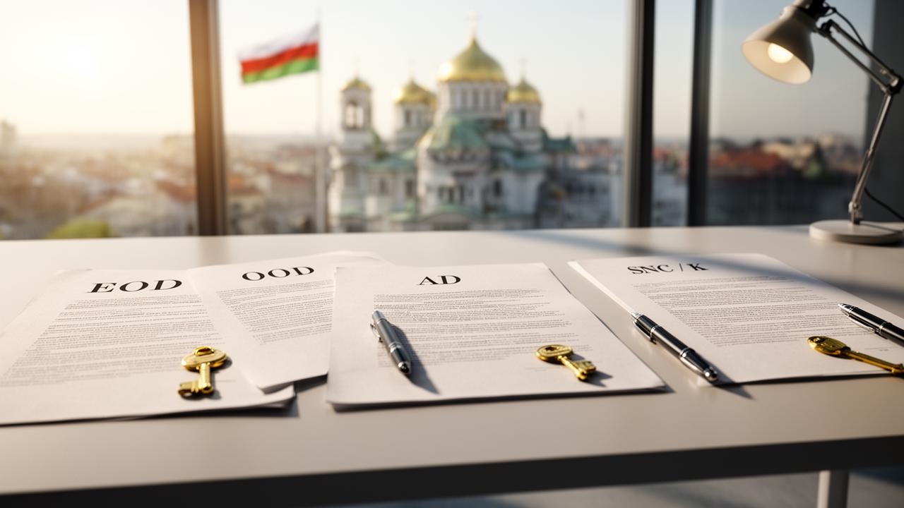 Créer une société en Bulgarie : comprendre les formes juridiques EOOD, OOD, AD, EAD et plus