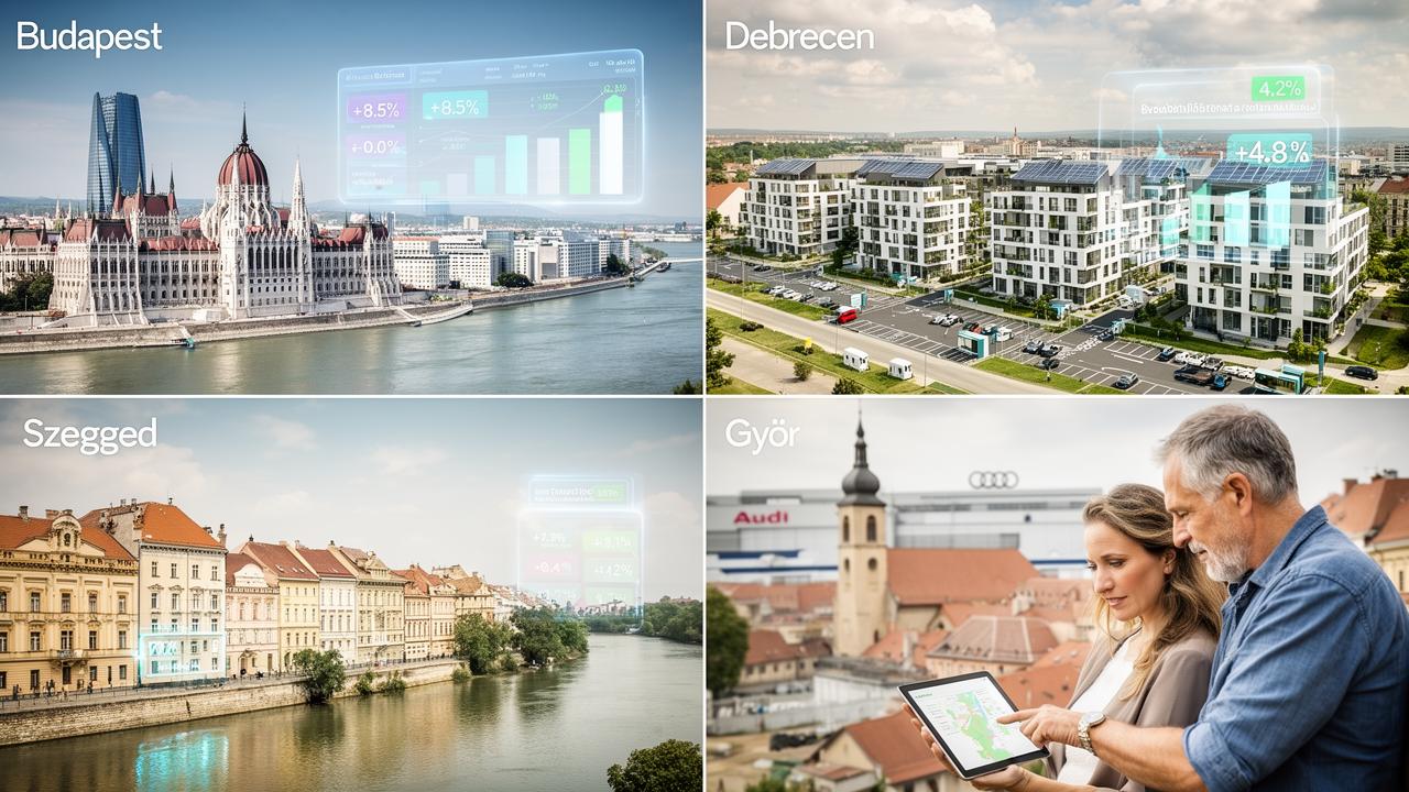 Prix de l’immobilier en Hongrie : comparaison Budapest, Debrecen, Szeged, Győr