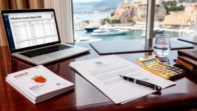 Coût réel de création d&rsquo;une société offshore dans Monaco en 2026