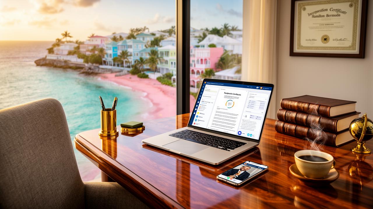Créer une société offshore aux Bermudes pour une activité en ligne : e-commerce, consulting et services