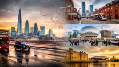 Royaume-Uni : Londres vs régions (Manchester, Birmingham, Glasgow) – où placer son argent immobilier ?