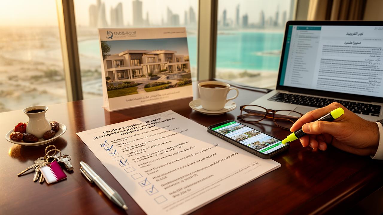 Checklist intégrale avant d’acheter un bien immobilier au Qatar : les 25 points à passer au crible